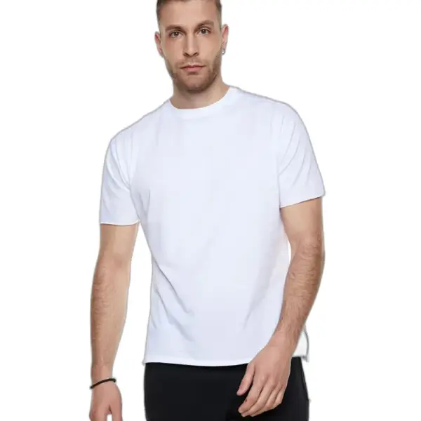 bodymove Ανδρικό t shirt 1352 Λευκό