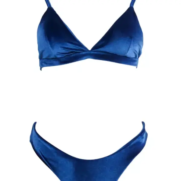 gigi bikinis swimwear bikini high rise velvet 2751206 Μπλε