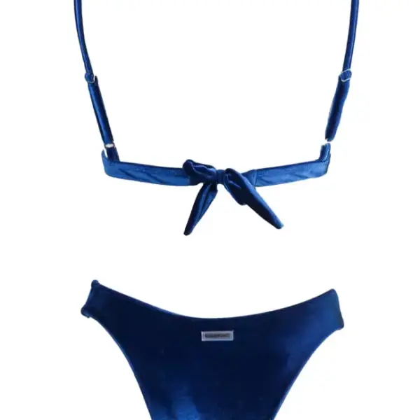 gigi bikinis swimwear bikini high rise velvet 2751206 Μπλε