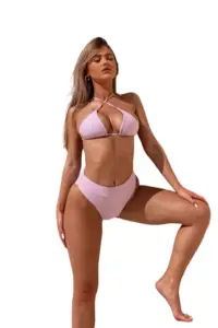gigi bikinis Μαγιό Μπικίνι με Φαρδύ Λάστιχο 2831942 Λιλά