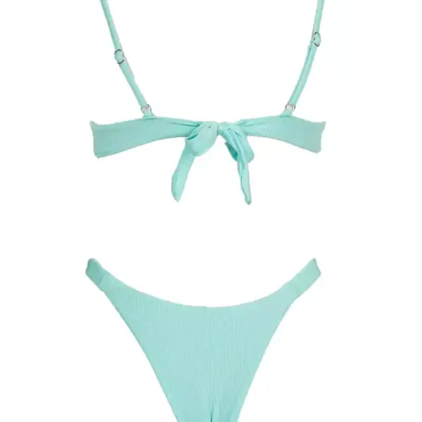 gigi bikinis Μαγιό Σετ Μπικίνι Ριπ Ψηλόμεσο 3881776 Σιέλ