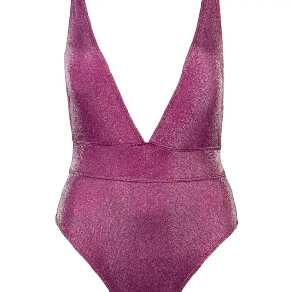 gigi bikinis Μαγιό Ολόσωμο lurex 3901621 Μωβ