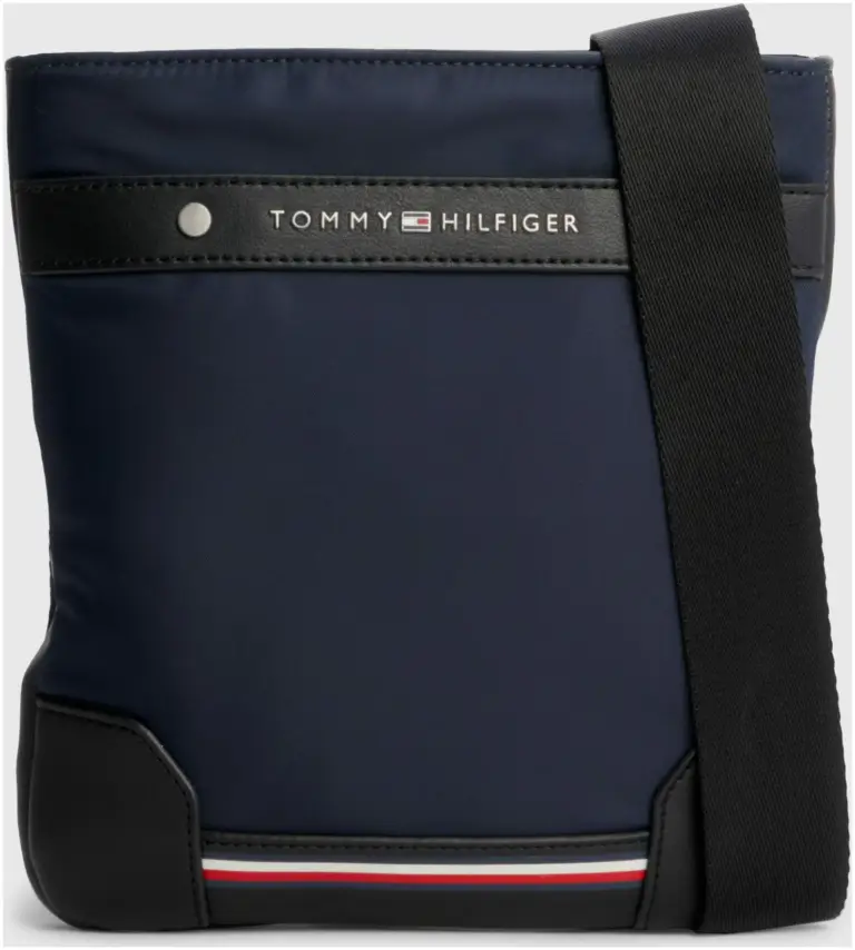 Tommy Hilfiger - Ανδρική Τσάντα Ώμου / Χιαστί Th Central Repreve® Mini Crossover AM0AM11298-DW6 σε Μπλε χρώμα