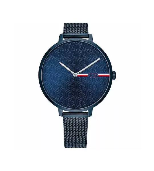 tommy hilfiger alexa Ρολόι 38mm με Μπλε Μεταλλικό Μπρασελέ