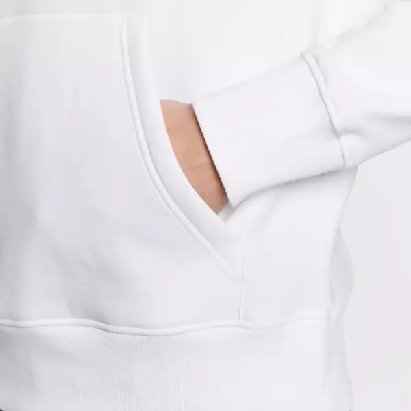 calvin klein Ανδρικό Φούτερ με Κουκούλα και Τσέπες institutional j30j322894 yaf Λευκό