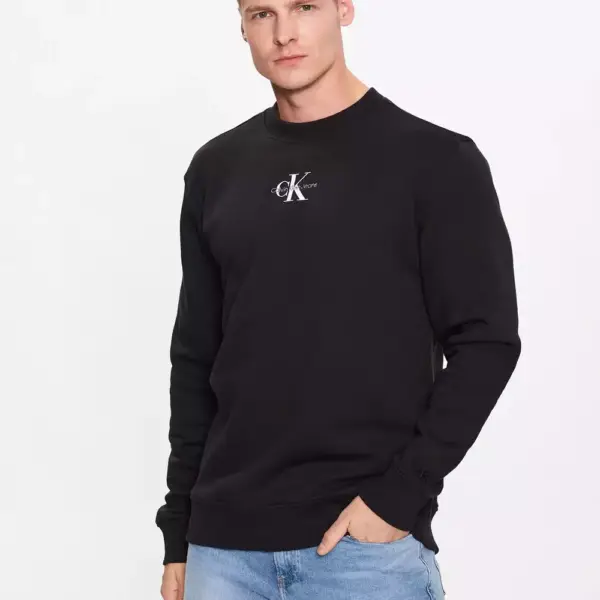 calvin klein Ανδρικό Φούτερ j30j323434 beh Μαύρο