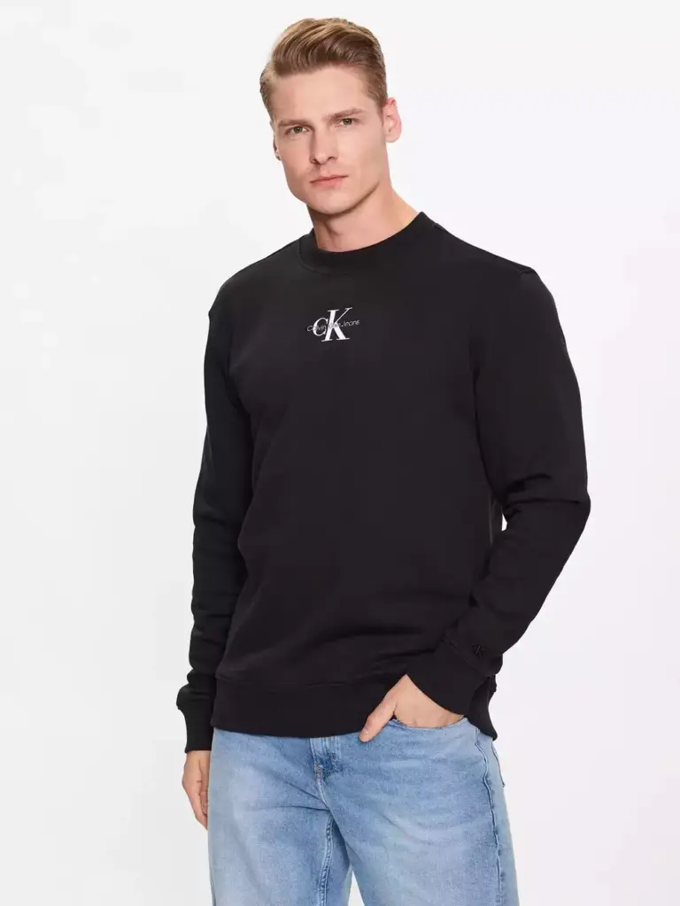 calvin klein Ανδρικό Φούτερ j30j323434 beh Μαύρο