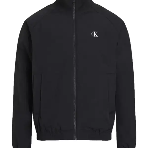 calvin klein Ανδρικό Χειμωνιάτικο Μπουφάν harrington jacket j30j324697 beh Μαύρο