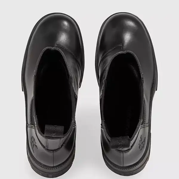 calvin klein Γυναικεία Μποτάκια chunky heeled chelsea boot lth yw0yw01112 0gt Μαύρα