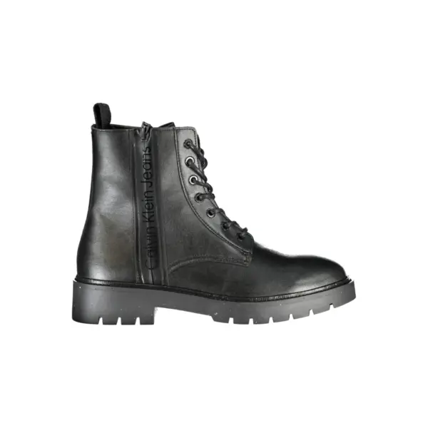 calvin klein Δερμάτινα Ανδρικά Αρβυλάκια combat boots ym0ym00843 00x Μαύρα