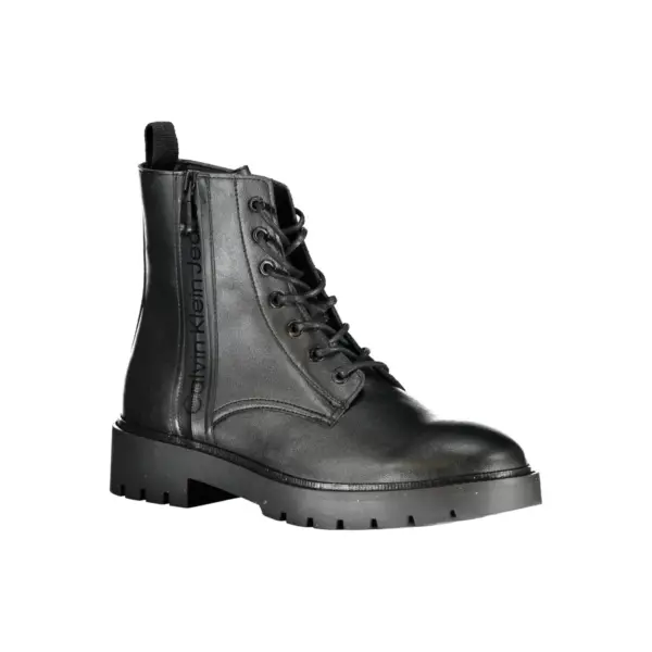 calvin klein Δερμάτινα Ανδρικά Αρβυλάκια combat boots ym0ym00843 00x Μαύρα