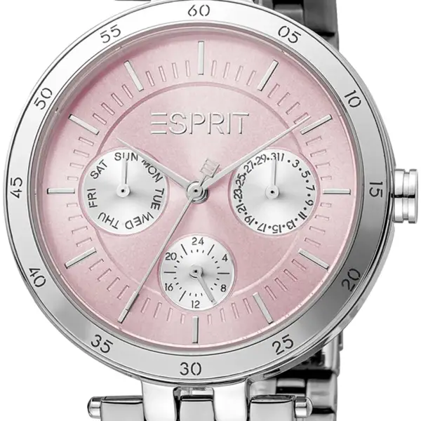 Esprit - Ρολόι Αυτόματο με Μεταλλικό Μπρασελέ ES1L337M0055 σε Ασημί χρώμα ES1L337M0055