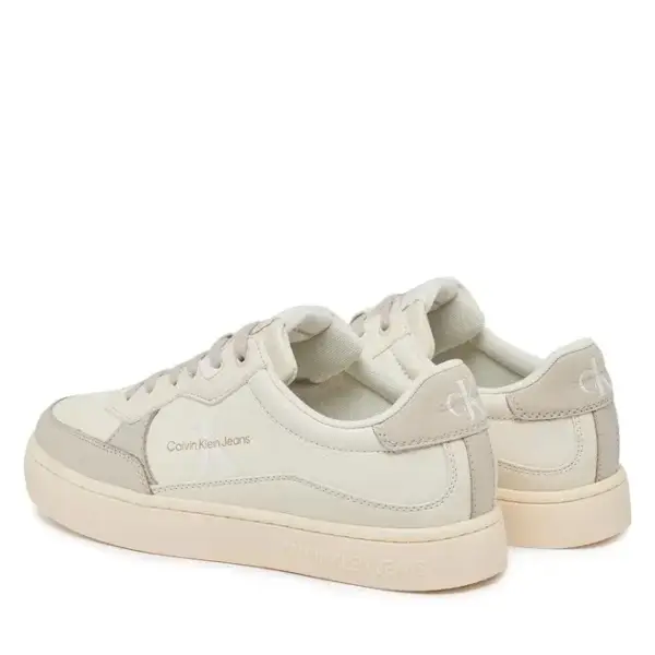 calvin klein Ανδρικά sneakers classic cupsole low lth ml fad ym0ym00885 0gf Μπεζ