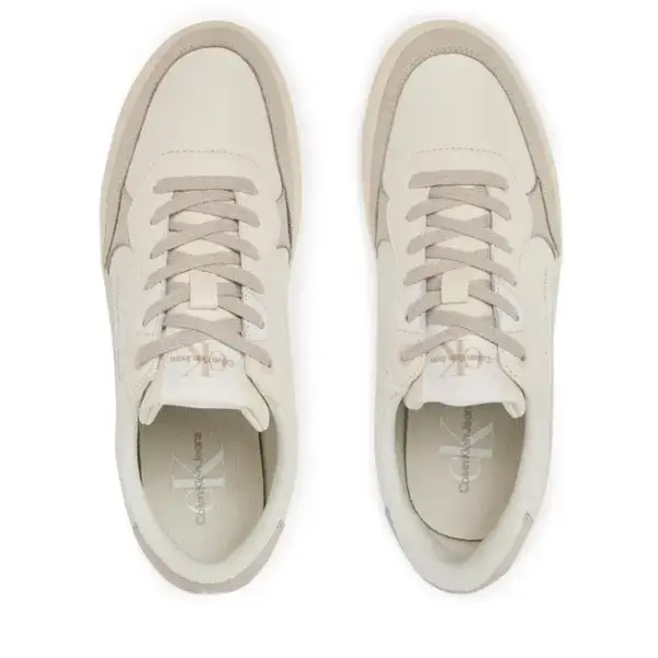 calvin klein Ανδρικά sneakers classic cupsole low lth ml fad ym0ym00885 0gf Μπεζ