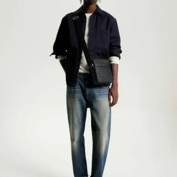 tommy hilfiger Ανδρική Τσάντα Ώμου / Χιαστί am0am11534 bds Μαύρο