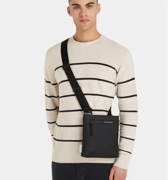 calvin klein Ανδρική Τσάντα Ώμου / Χιαστί k50k510795 bax Μαύρο
