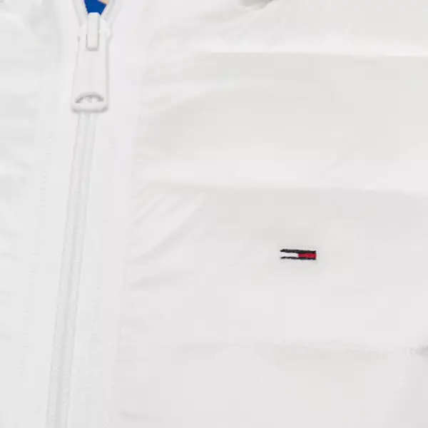 tommy hilfiger Γυναικείο Μπουφάν Πουπουλένιο tjw quilted tape hooded dw0dw15168 ybr Λευκό
