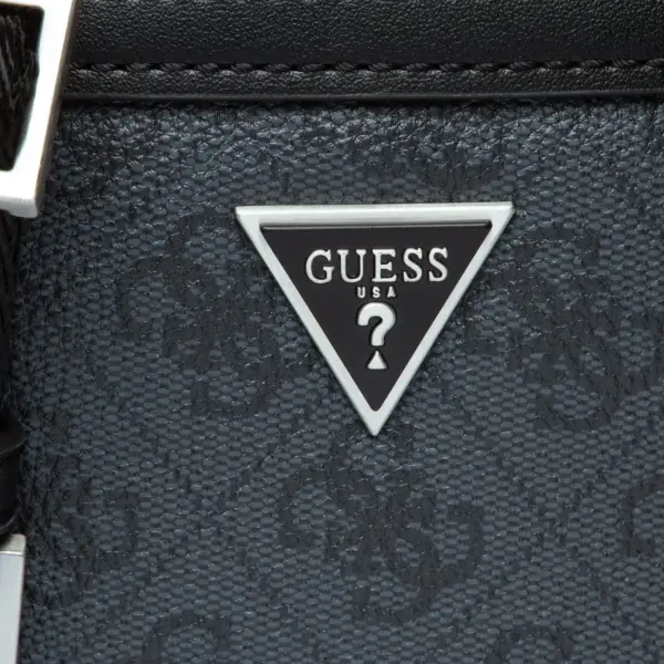 guess vezzola smart flat Ανδρική Τσάντα Ώμου / Χιαστί hmevzlp2223 bla σε Μαύρο χρώμα