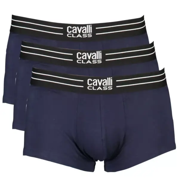 cavalli class Ανδρικά Μποξεράκια 3pack qxo01b jd003 04926 Μπλε