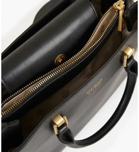 guess masie girlfriend sathcel Γυναικεία Τσάντα shopper Ώμου hwva9190060 cog Μαύρη
