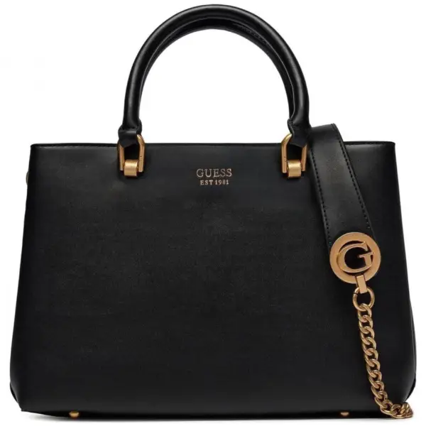 guess masie girlfriend sathcel Γυναικεία Τσάντα shopper Ώμου hwva9190060 cog Μαύρη