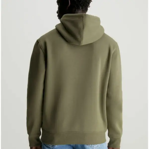 calvin klein Ανδρικό Φούτερ με Κουκούλα j30j323749 ldy Λαδί