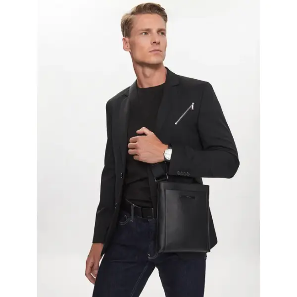 calvin klein Ανδρική Τσάντα Ώμου / Χιαστί k50k510530 bax Μαύρο