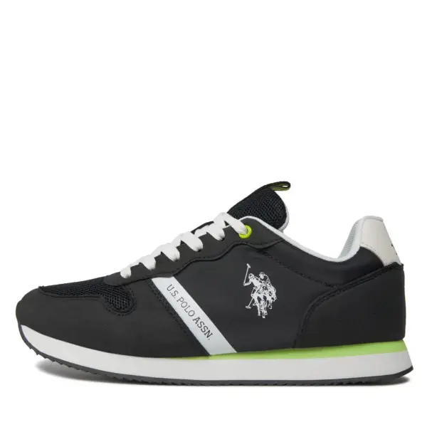 U.S. Polo Assn. - Ανδρικά Sneakers NOBIL009M3TH1-BLK Μαύρο NOBIL009M3TH1-BLK