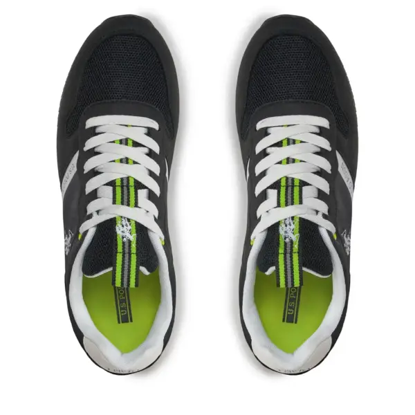 U.S. Polo Assn. - Ανδρικά Sneakers NOBIL009M3TH1-BLK Μαύρο NOBIL009M3TH1-BLK