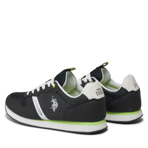 U.S. Polo Assn. - Ανδρικά Sneakers NOBIL009M3TH1-BLK Μαύρο NOBIL009M3TH1-BLK