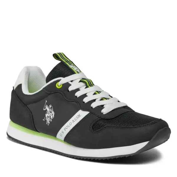 U.S. Polo Assn. - Ανδρικά Sneakers NOBIL009M3TH1-BLK Μαύρο NOBIL009M3TH1-BLK