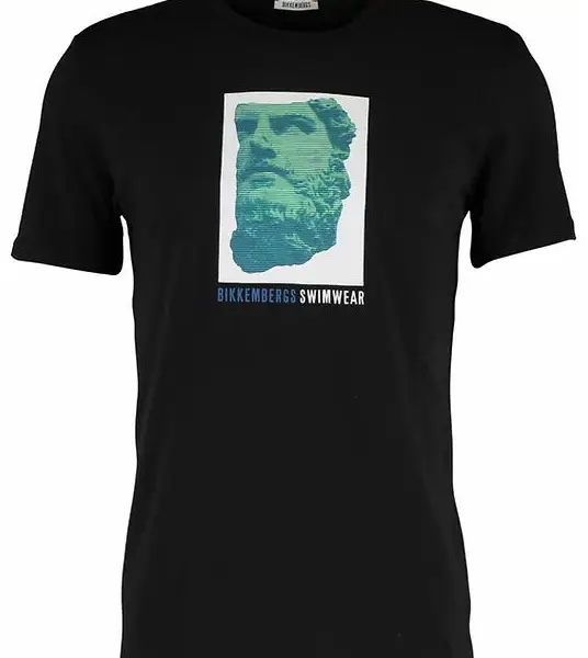 bikkembergs Ανδρικό t shirt Κοντομάνικο bkk1mts03 black Μαύρο