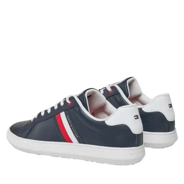 tommy hilfiger Ανδρικά sneakers essential leather cupsole fm0fm04921 dw5 Μπλε