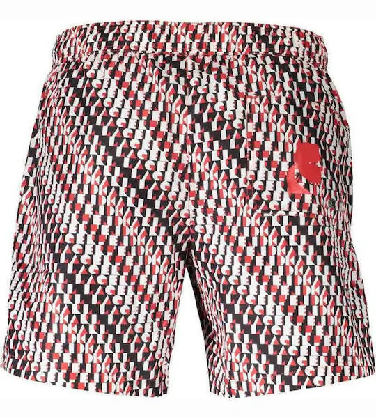 karl lagerfeld – Ανδρικό Μαγιό kl20mbm09 blackred Κόκκινο