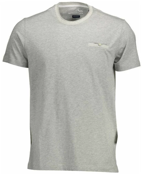 harmont & blaine Ανδρικό t shirt Κοντομάνικο Μονόχρωμο regular fit irh150021152 106 Λευκό (Αντιγραφή)