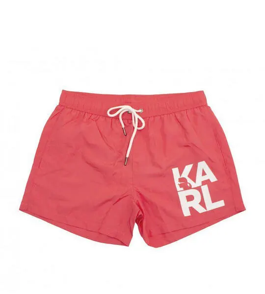 karl lagerfeld Ανδρικό Μαγιό Σορτς kl21mbs02 fuchsia Φούξια