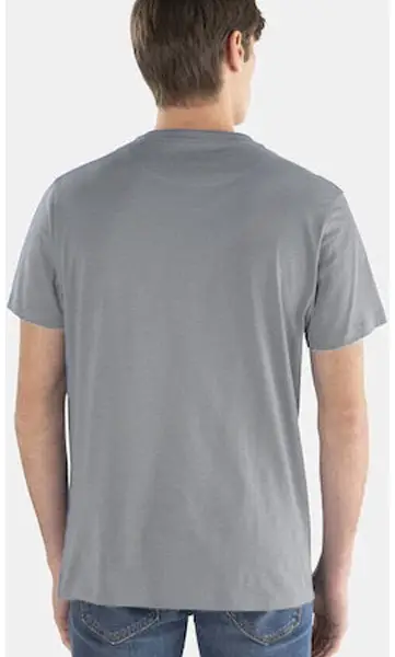 harmont & blaine Ανδρικό t shirt Κοντομάνικο Μονόχρωμο regular fit inj001021223 915 Γκρι