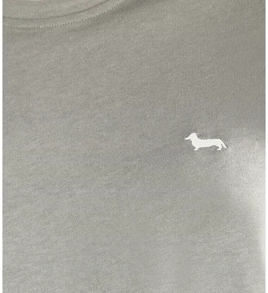 harmont & blaine Ανδρικό t shirt Κοντομάνικο Μονόχρωμο regular fit inj001021223 915 Γκρι
