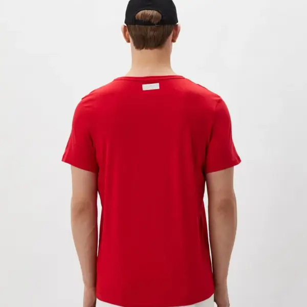 bikkembergs Ανδρικό t shirt Κοντομάνικο bkk1mts05 red Κόκκινο