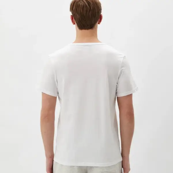 bikkembergs Ανδρικό t shirt Κοντομάνικο bkk1mts05 white Λευκό