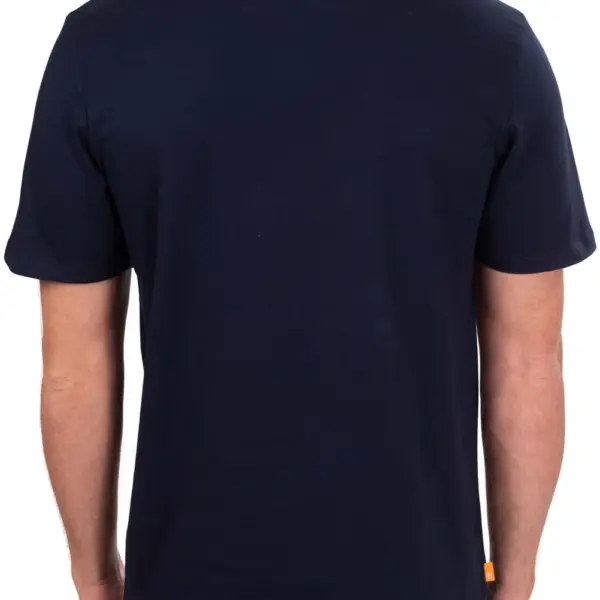 Timberland - Ανδρικό T-shirt με Λογότυπο TB0A2BRN-433 Μπλε Ναυτικό