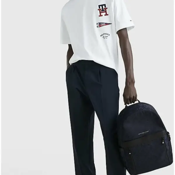 Tommy Hilfiger - Ανδρικό Σακίδιο Πλάτης AM0AM11086-DW6 Μπλε Ναυτικό AM0AM11086-DW6