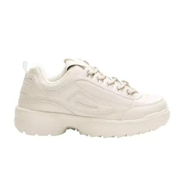 Luigi - Γυναικεία Sneakers με Ραφές 3840202 Μπεζ