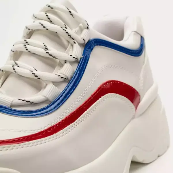 Luigi - Γυναικεία Sneakers σε Συνδυασμό Χρωμάτων 3877904 Λευκό 3877904