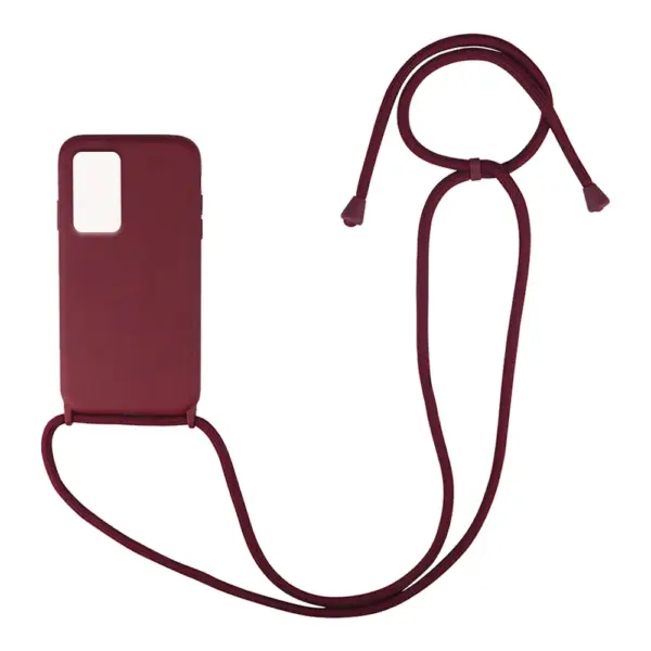 My Colors CarryHang Back Cover Σιλικόνης με Λουράκι Μπορντό (Redmi Note 11 Pro) 5201101782672