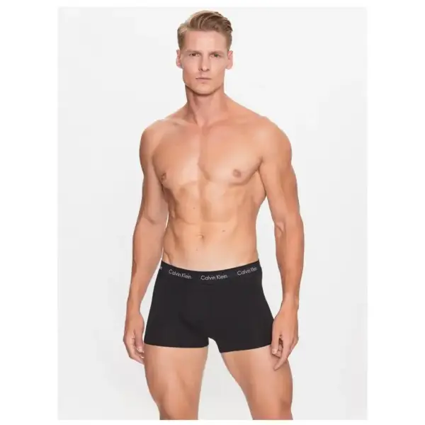 Calvin Klein - Ανδρικά Μποξεράκια Low Rise Trunk 3Pack 0000U2664G-CA0 Μαύρο
