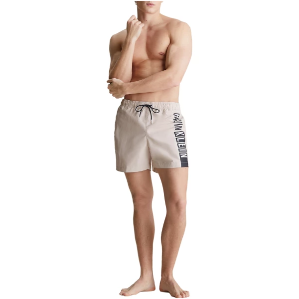 Calvin Klein - Ανδρικό Μαγιό Σορτς Acestony KM0KM00991-ACE Μπέζ