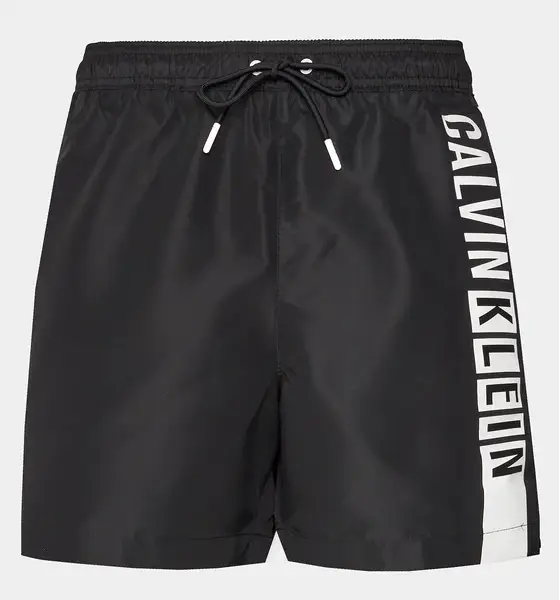 Calvin Klein - Ανδρικό Μαγιό Σορτς Drawstring Intense Power KM0KM00991-BEH Μαύρο