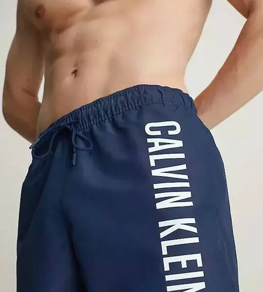 Calvin Klein - Ανδρικό Μαγιό Σορτς KM0KM01004-C7E Μπλέ
