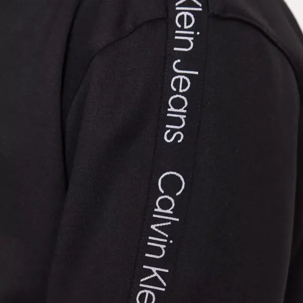 Calvin Klein - Ανδρικό Φούτερ Με Κουκούλα και Τσέπες J30J323429-BEH Μαύρο J30J323429-BEH